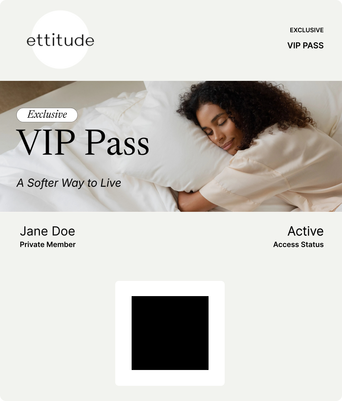 ettitude VIP pass