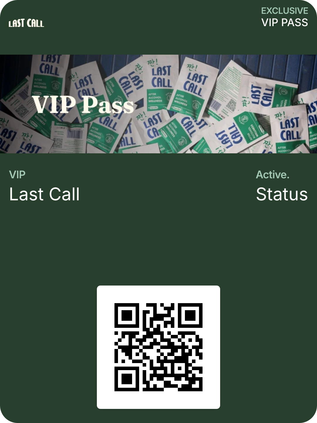 Last Call VIP pass